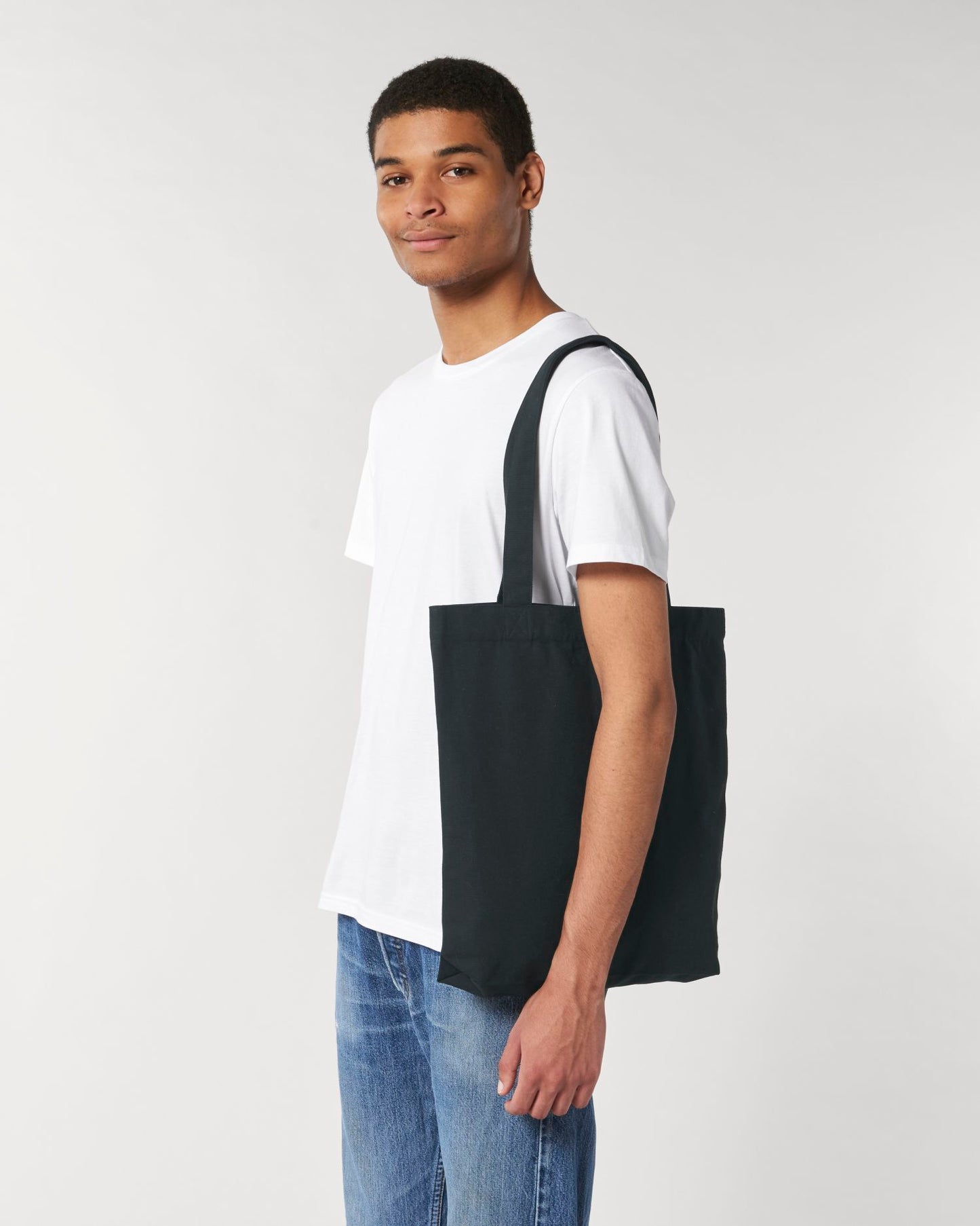 RE-Tote Bag - Black - Vorderseite