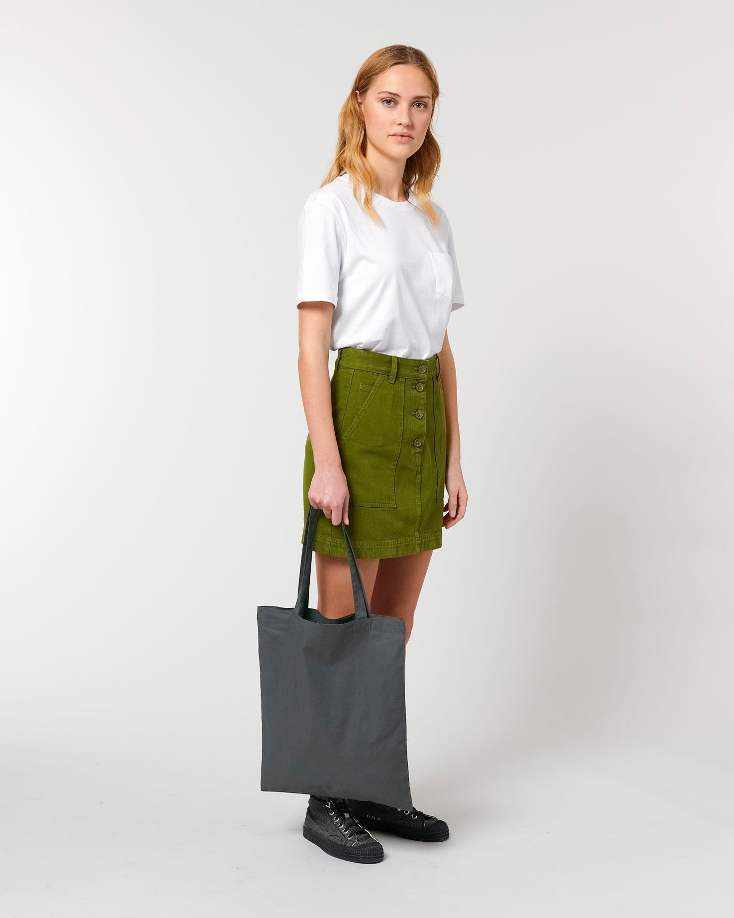 Light Tote Bag - Anthracite - Vorderseite