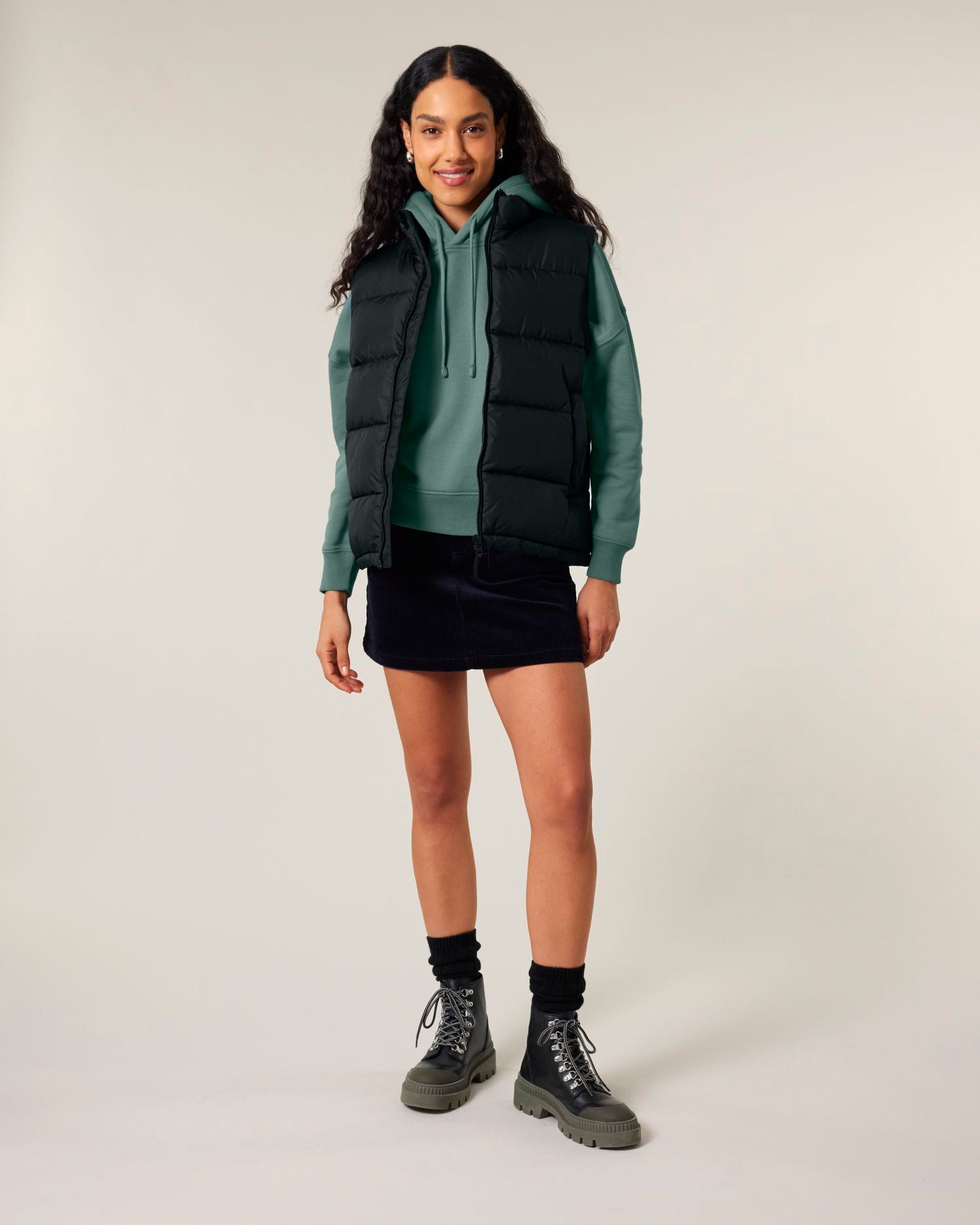 Puffer Gilet - Black - Vorderseite