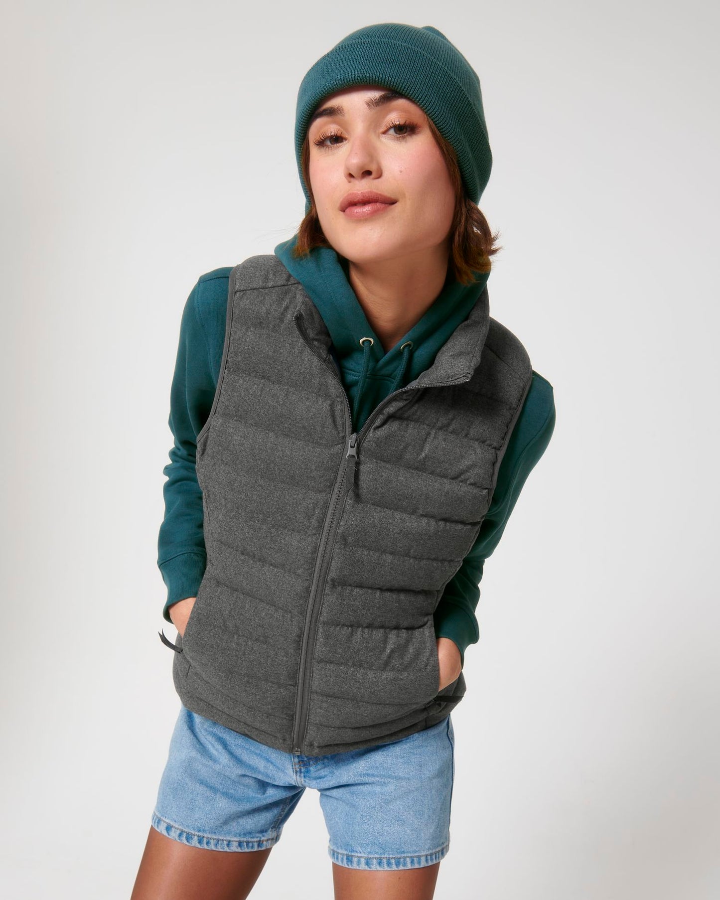 Stella Climber Wool-Like - Deep Metal Heather Grey - Vorderseite