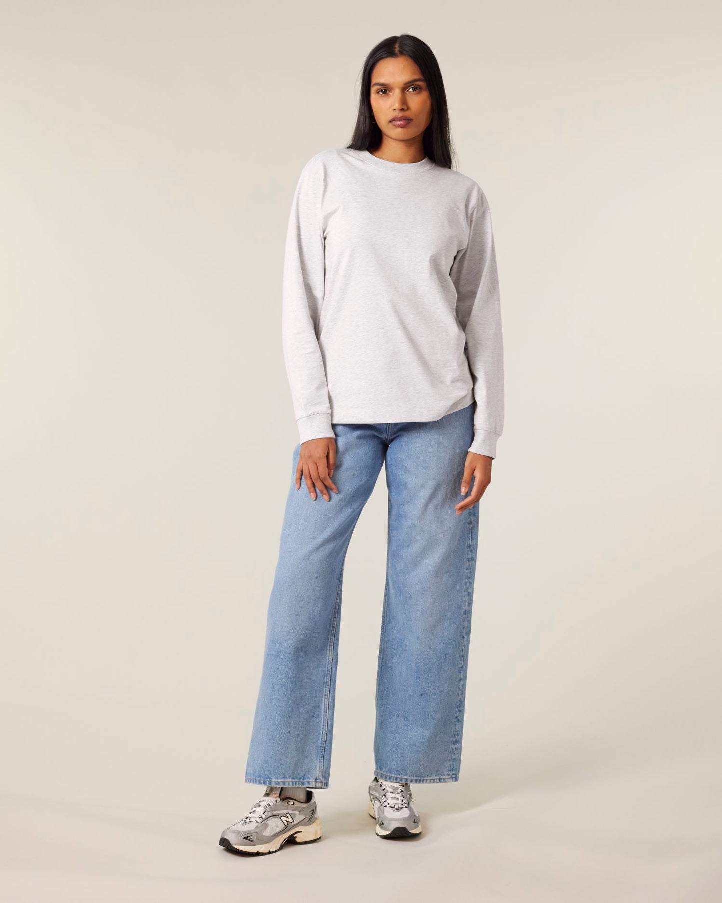 Freestyler Long Sleeve - Cool Heather Grey - Vorderseite