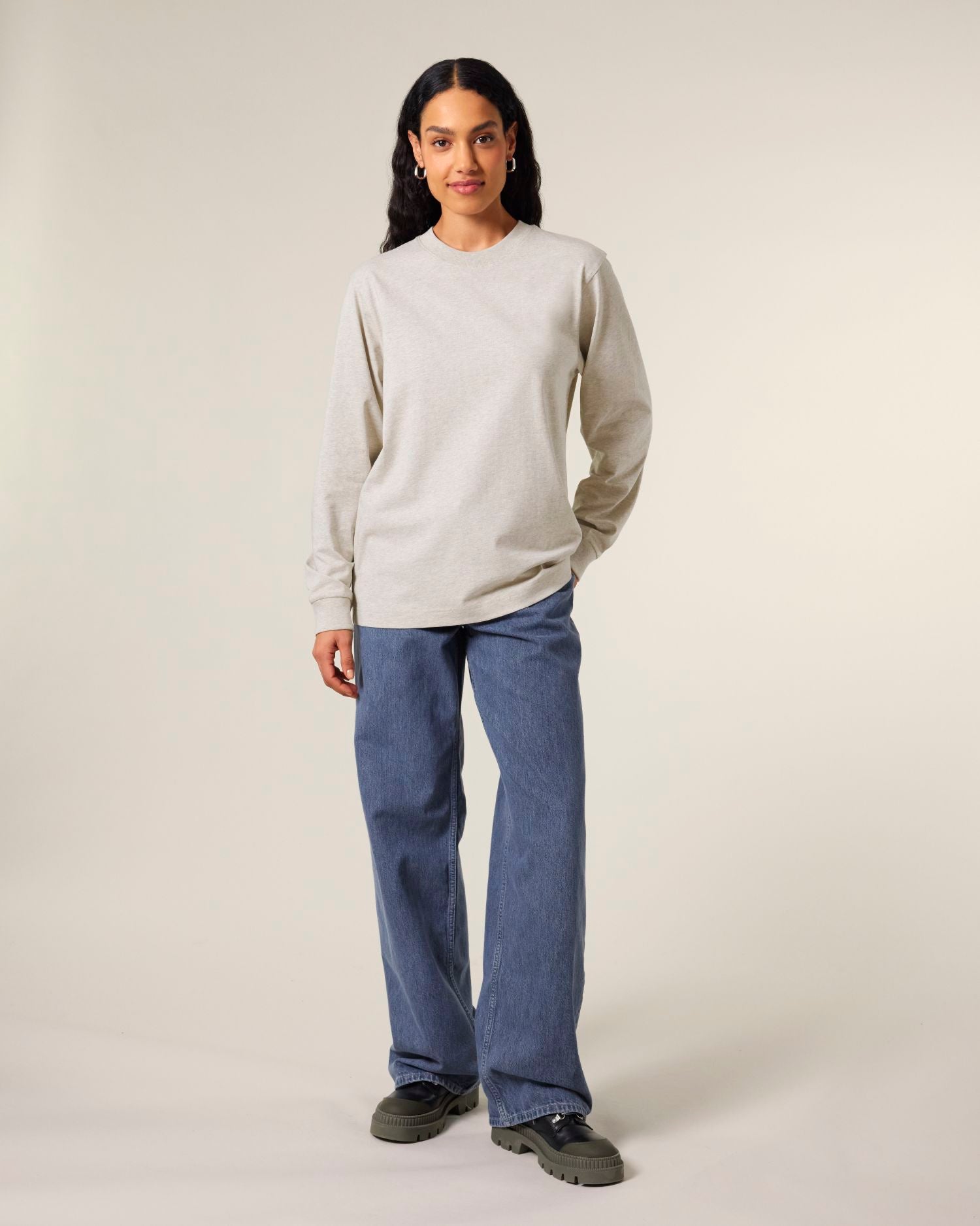 Freestyler Long Sleeve - Heather Haze - Vorderseite