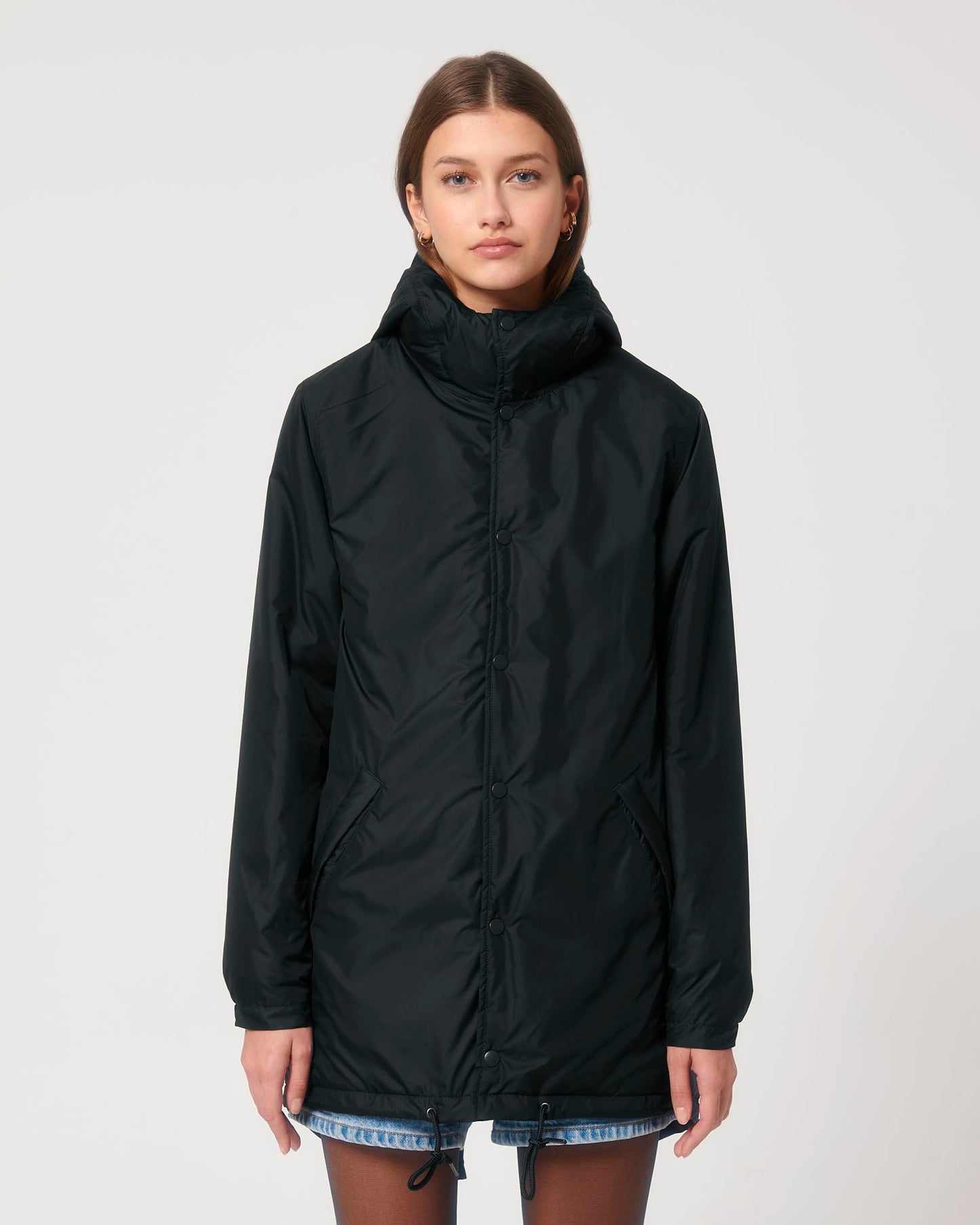 Padded Parker - Black - Vorderseite
