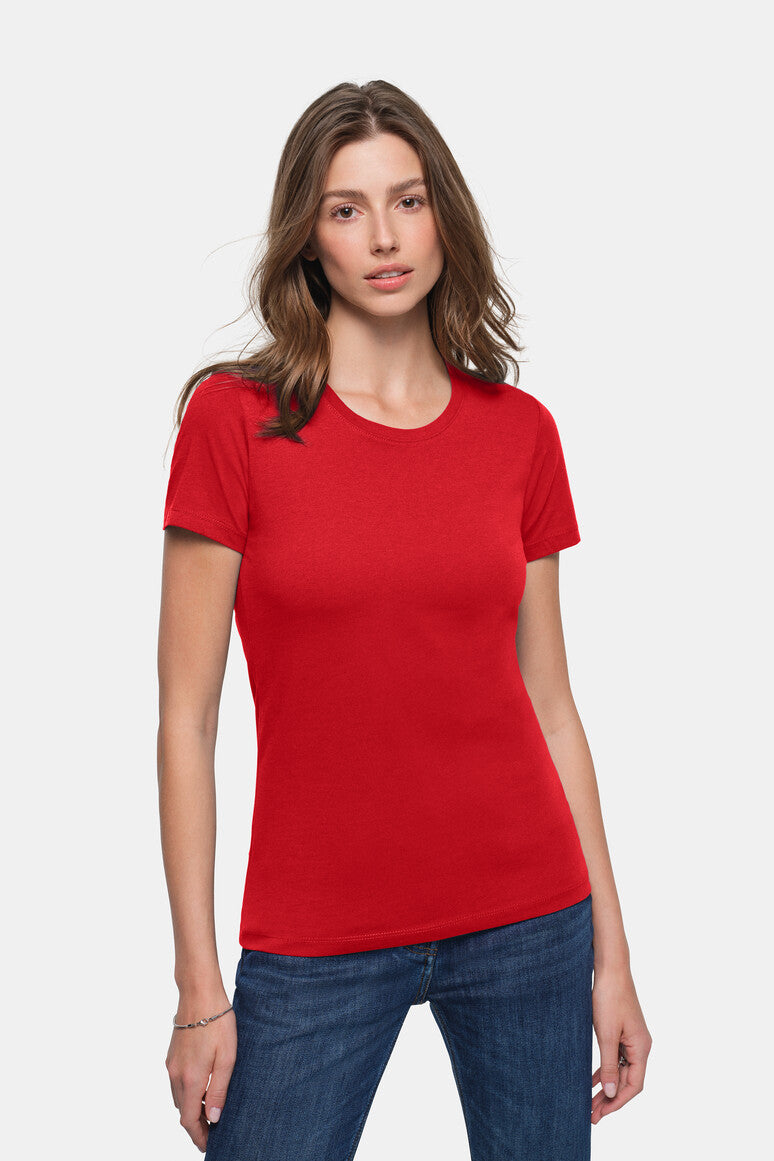 HAKRO Damen T-Shirt Classic - Rot - 5