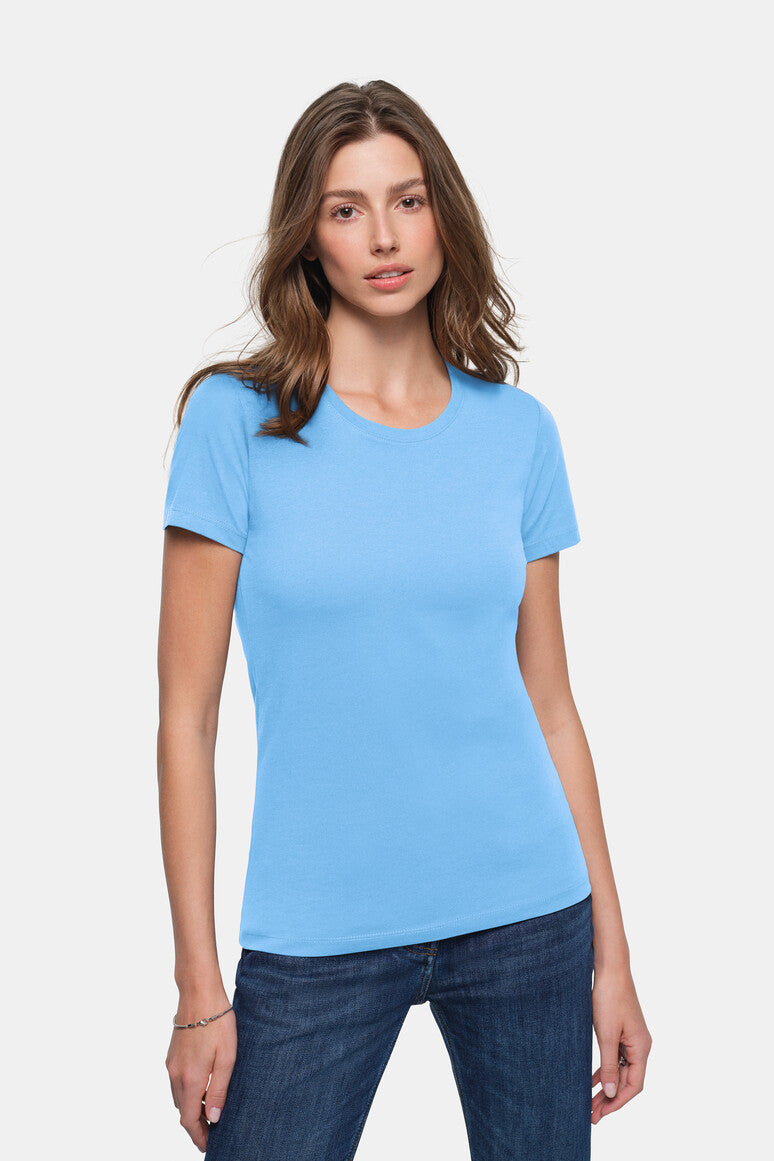 HAKRO Damen T-Shirt Classic - Malibublau - 5