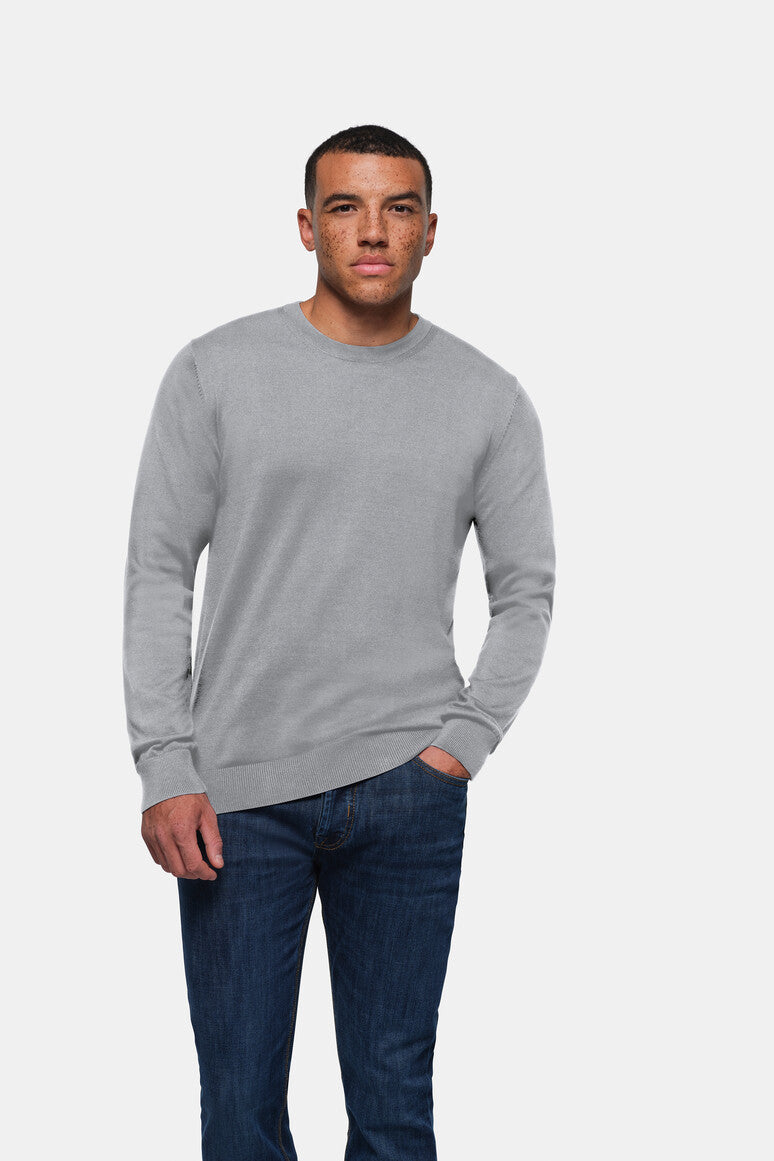 HAKRO Pullover Premium-Baumwolle - Grau meliert - 5