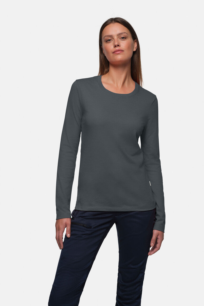 HAKRO Damen Longsleeve MIKRALINAR® - Anthrazit - 5