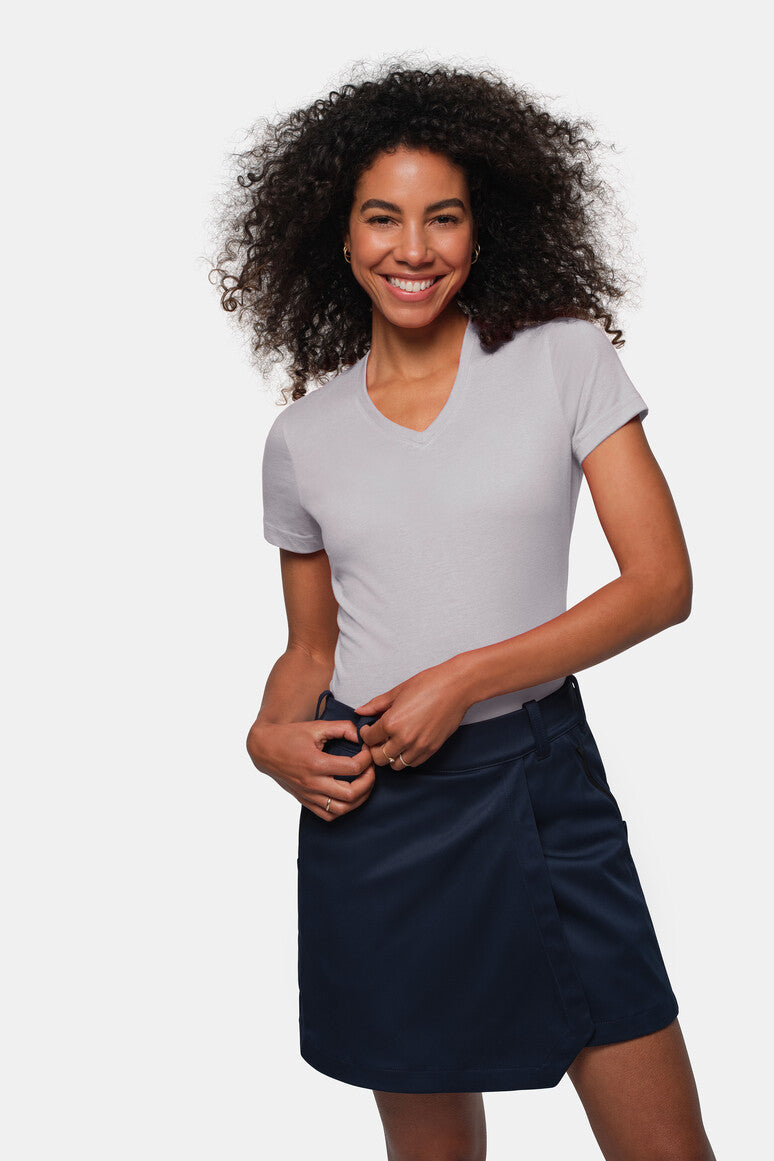 HAKRO Damen V-Shirt MIKRALINAR® - Titan - 5