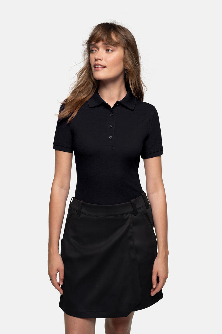 HAKRO Damen Poloshirt MIKRALINAR® - Schwarz - 5