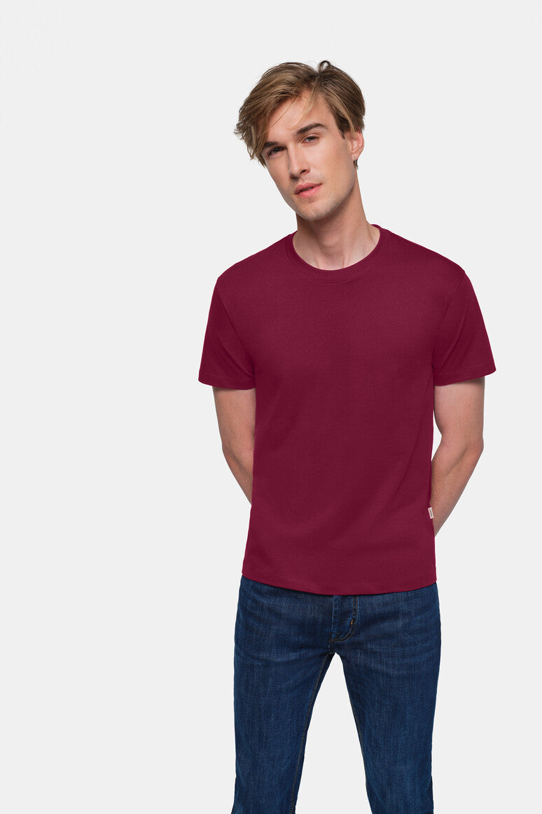 HAKRO T-Shirt Classic - Weinrot - 5