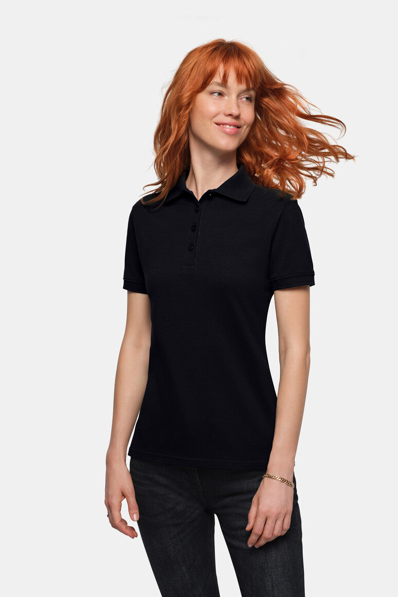 HAKRO Damen Poloshirt Bio-Baumwolle - Schwarz - 5