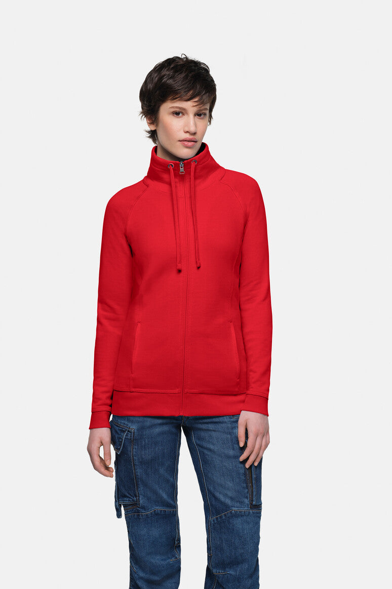 HAKRO Damen Sweatjacke Premium - Rot - 5