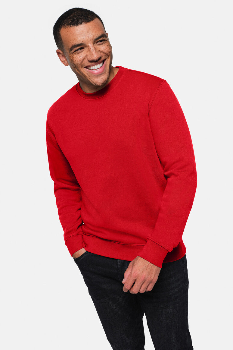 HAKRO Sweatshirt Bio-Baumwolle - Rot - 5