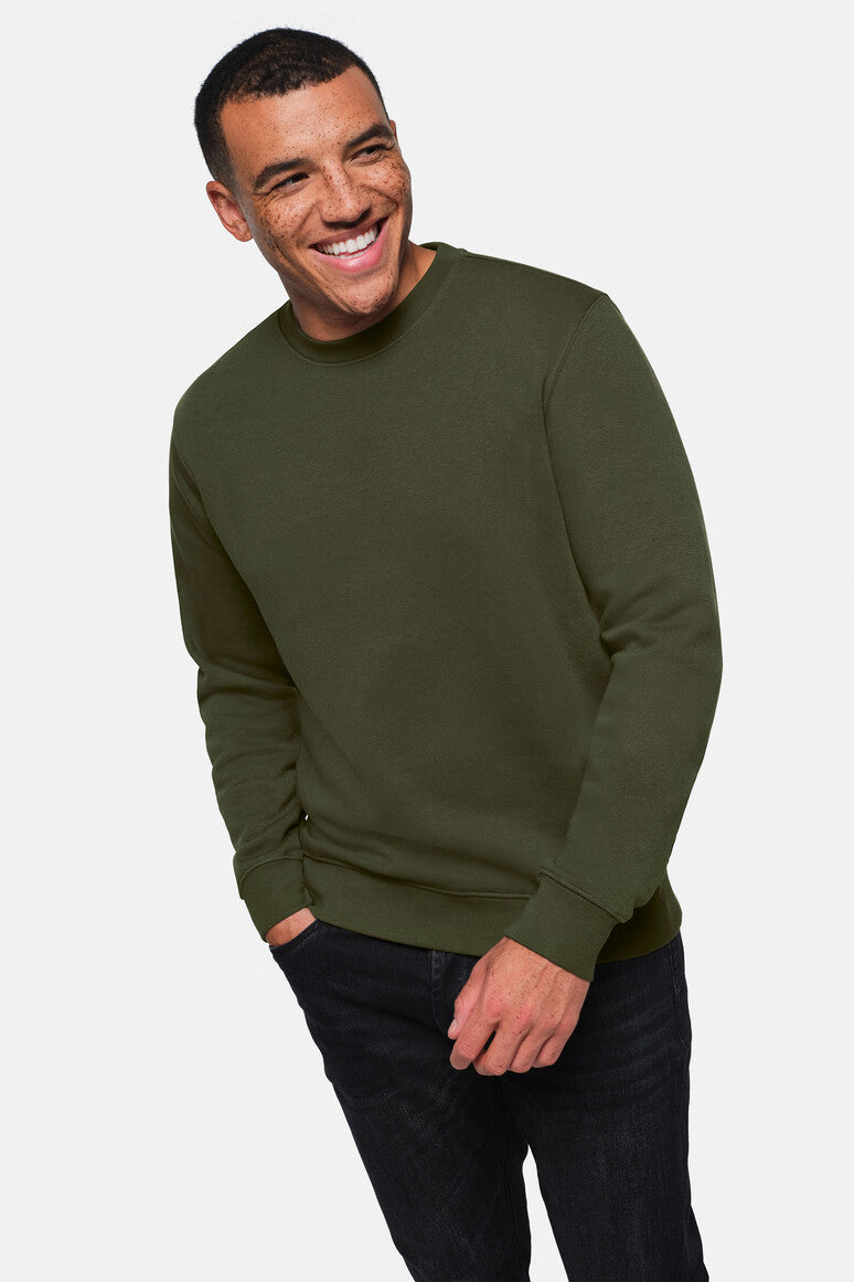 HAKRO Sweatshirt Bio-Baumwolle - Olive - 5