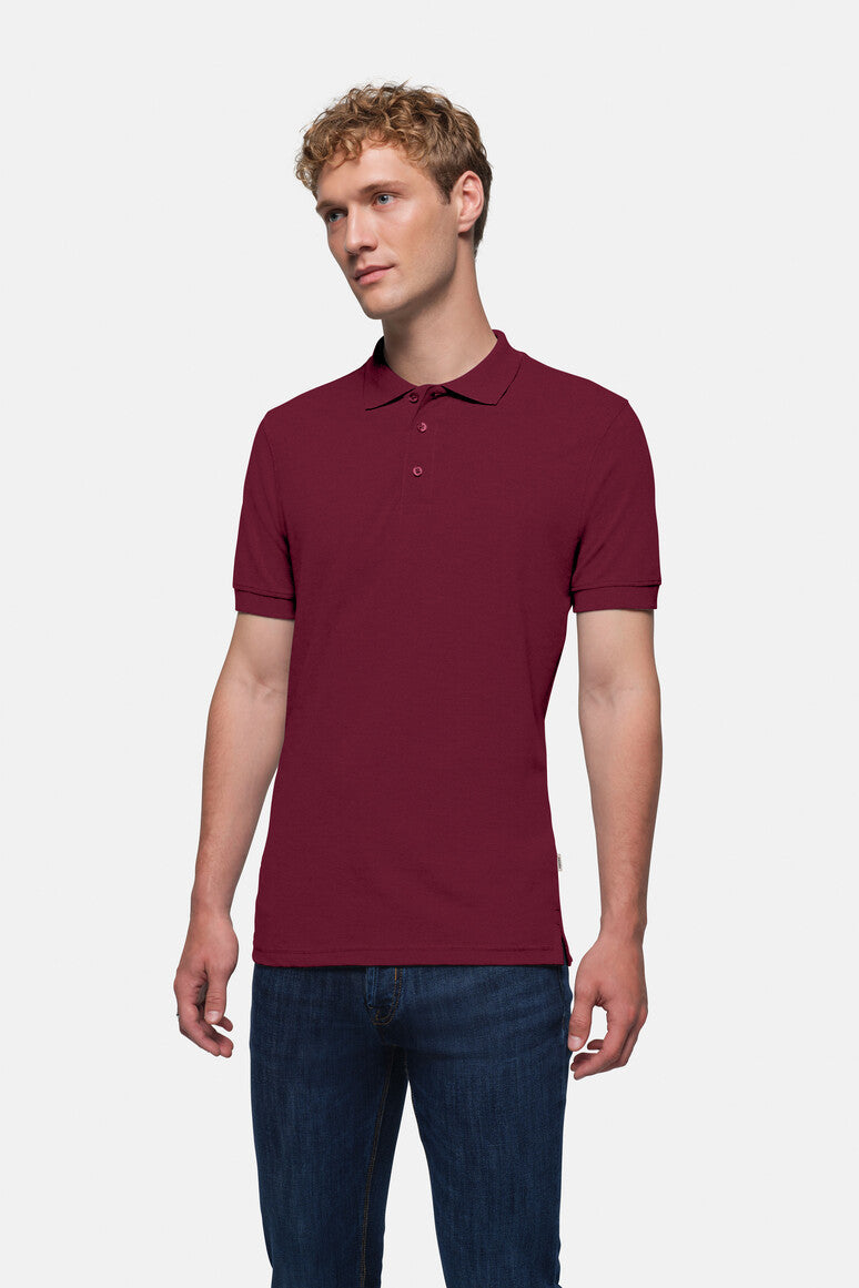 HAKRO Poloshirt Classic - Weinrot - 5