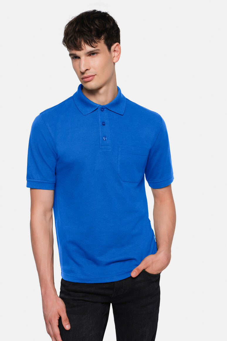 HAKRO Pocket-Poloshirt MIKRALINAR® - Royalblau - 6