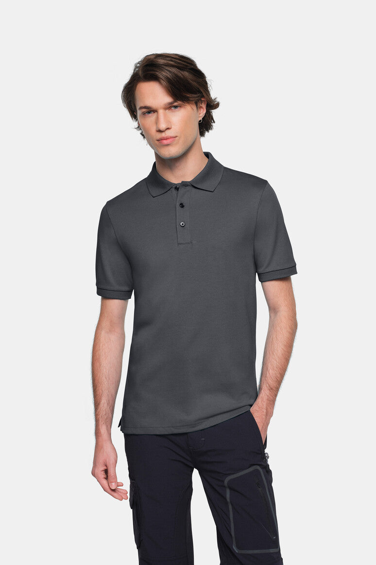 HAKRO COTTON TEC® Poloshirt - Anthrazit - 5