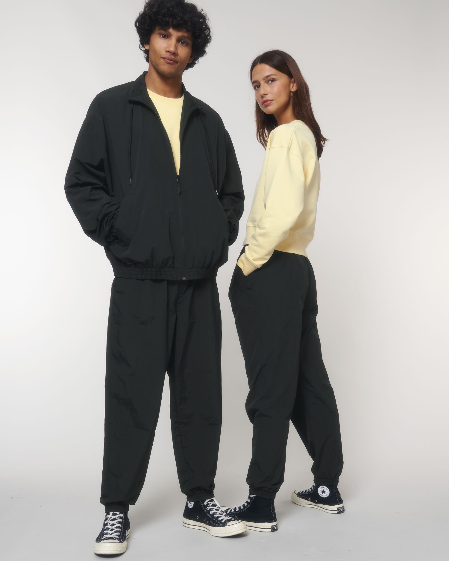 Tracker Trousers - Black - Vorderseite 