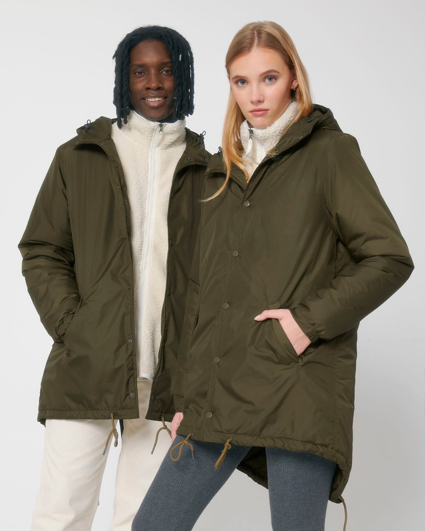 Padded Parker - British Khaki - Vorderseite 