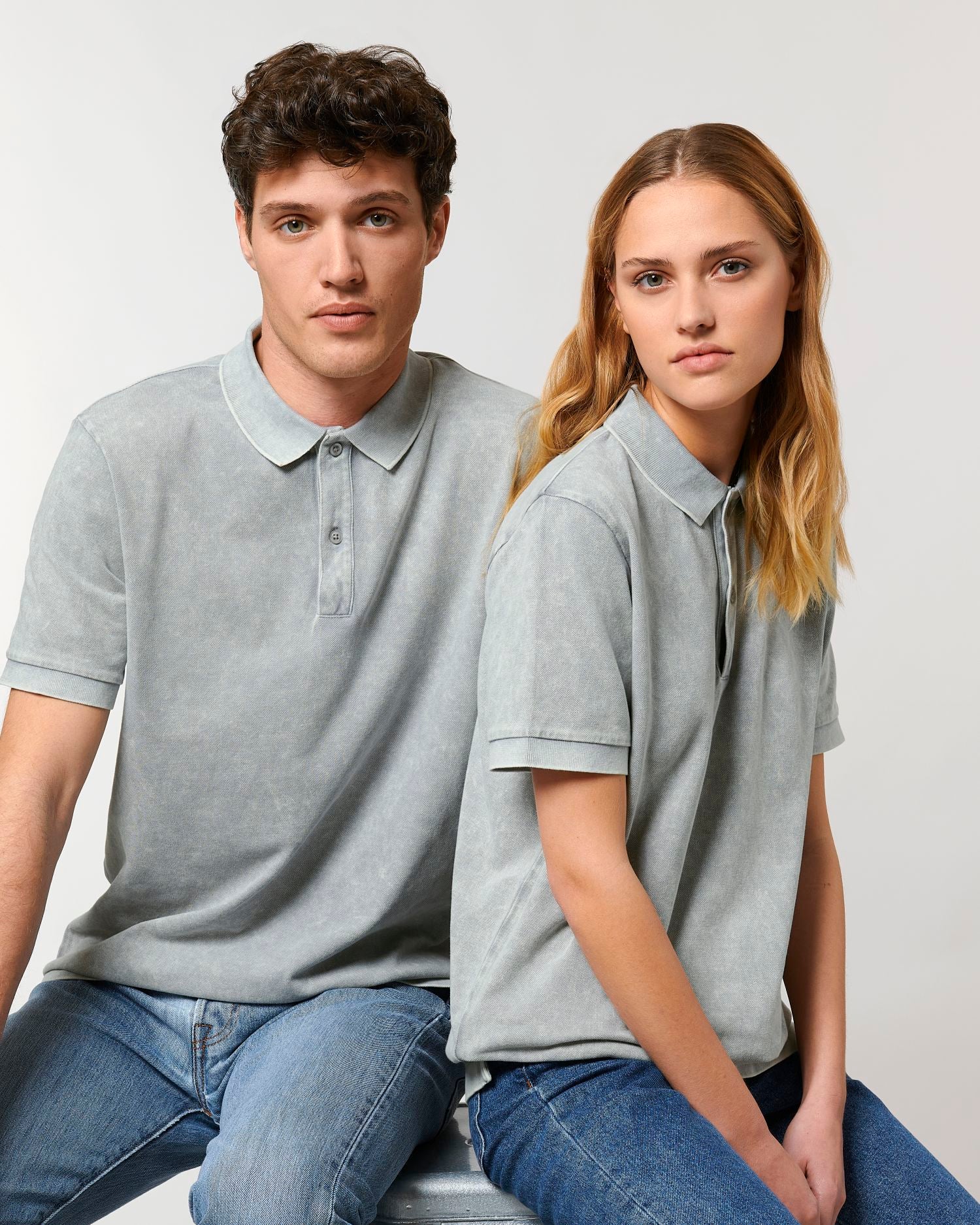 Prepster Vintage - G. Dyed Aged Light Grey - Vorderseite 