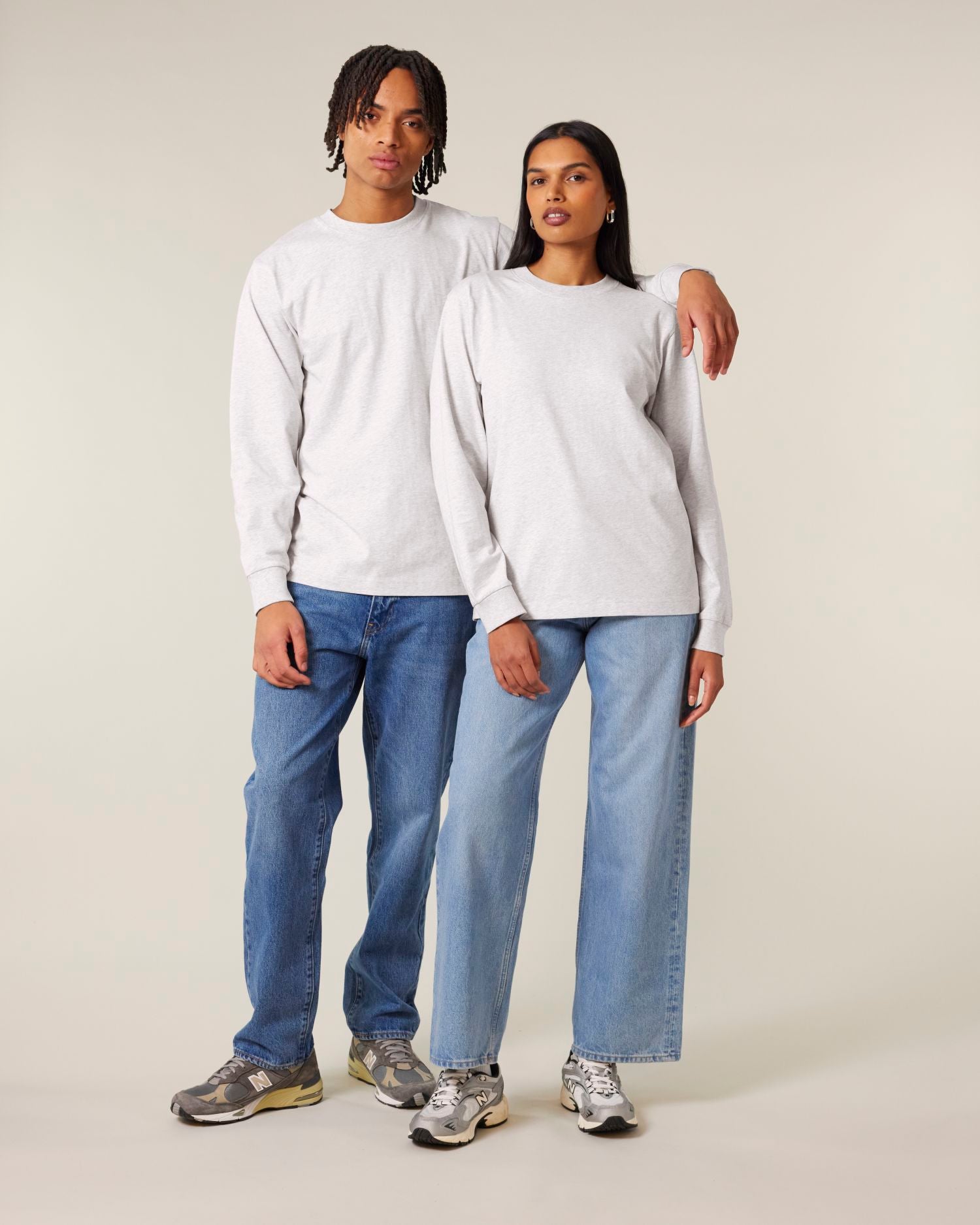 Freestyler Long Sleeve - Cool Heather Grey - Vorderseite 