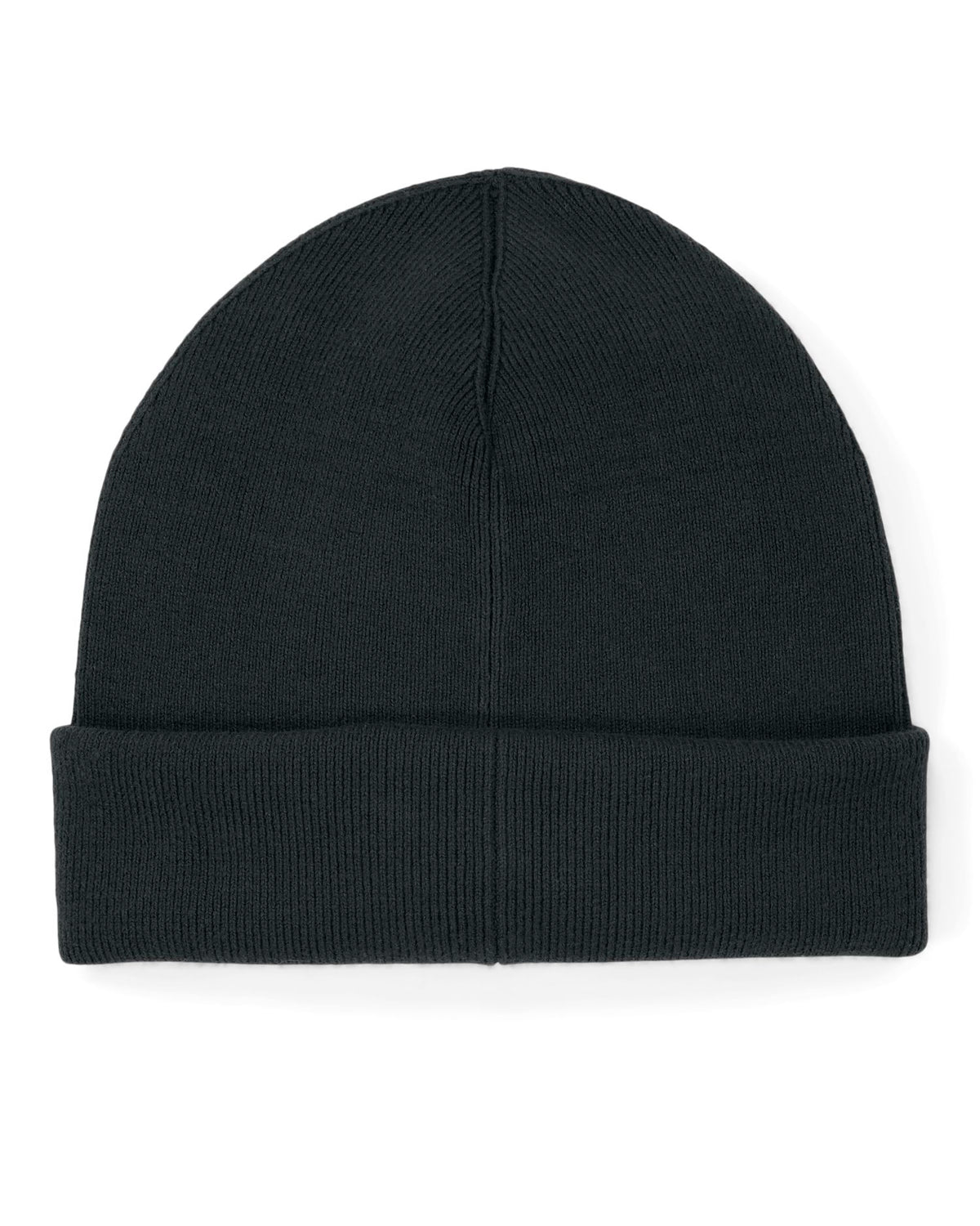 Rib Beanie 2.0 - Black - Rückseite 