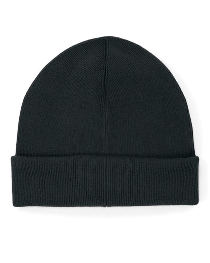 Rib Beanie 2.0 - Black - Rückseite 
