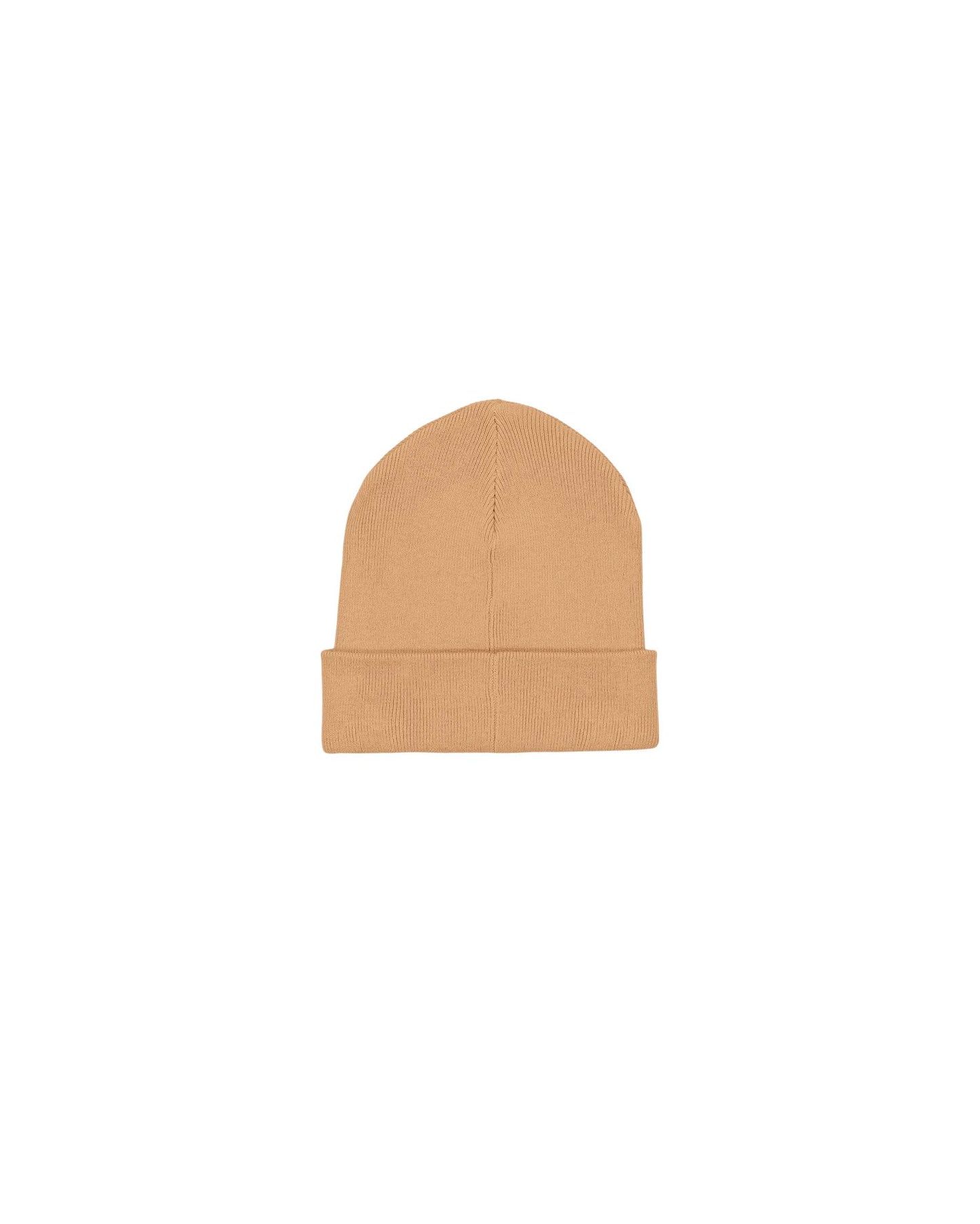 Rib Beanie - Latte - Rückseite 