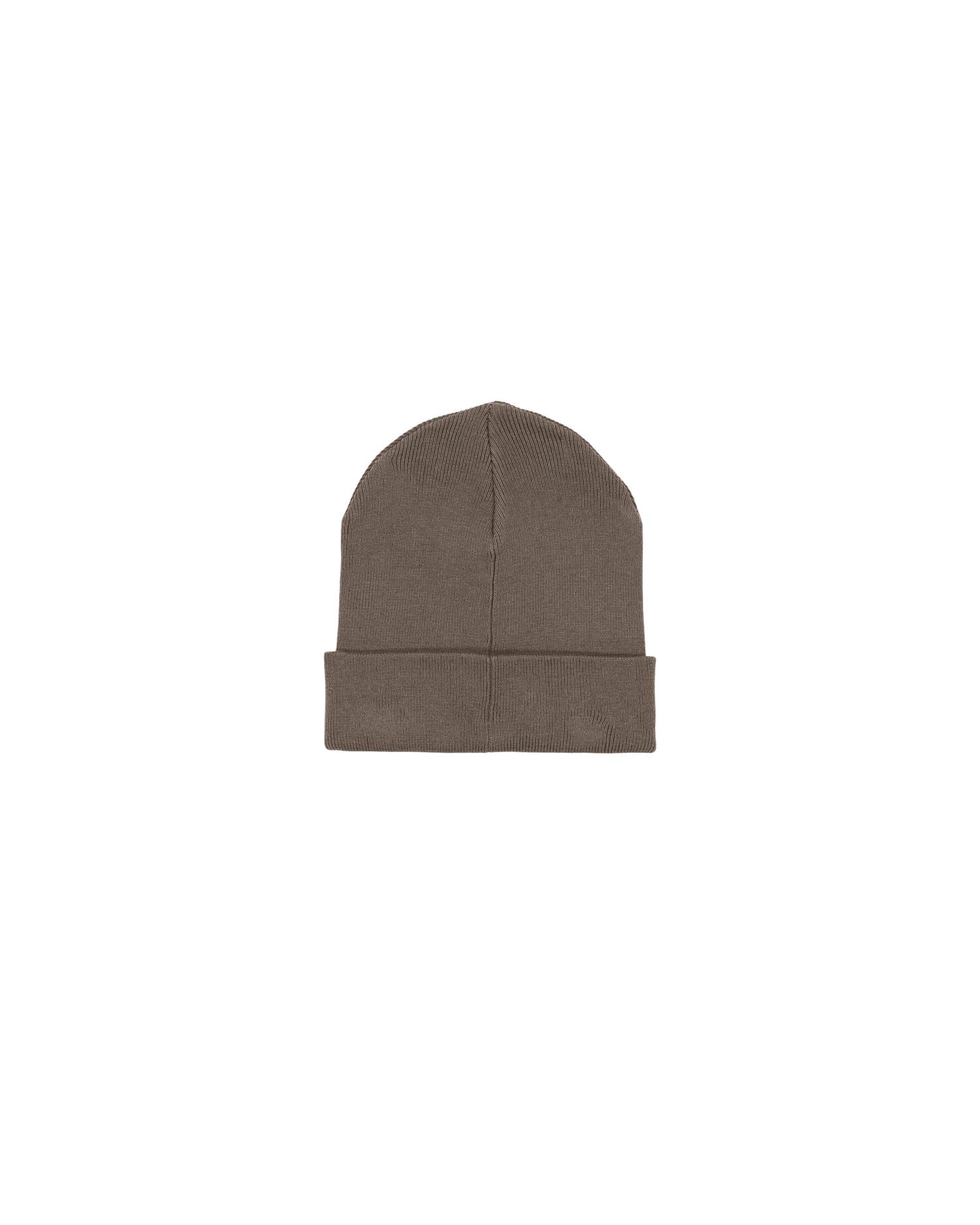 Rib Beanie - Mocha - Rückseite 