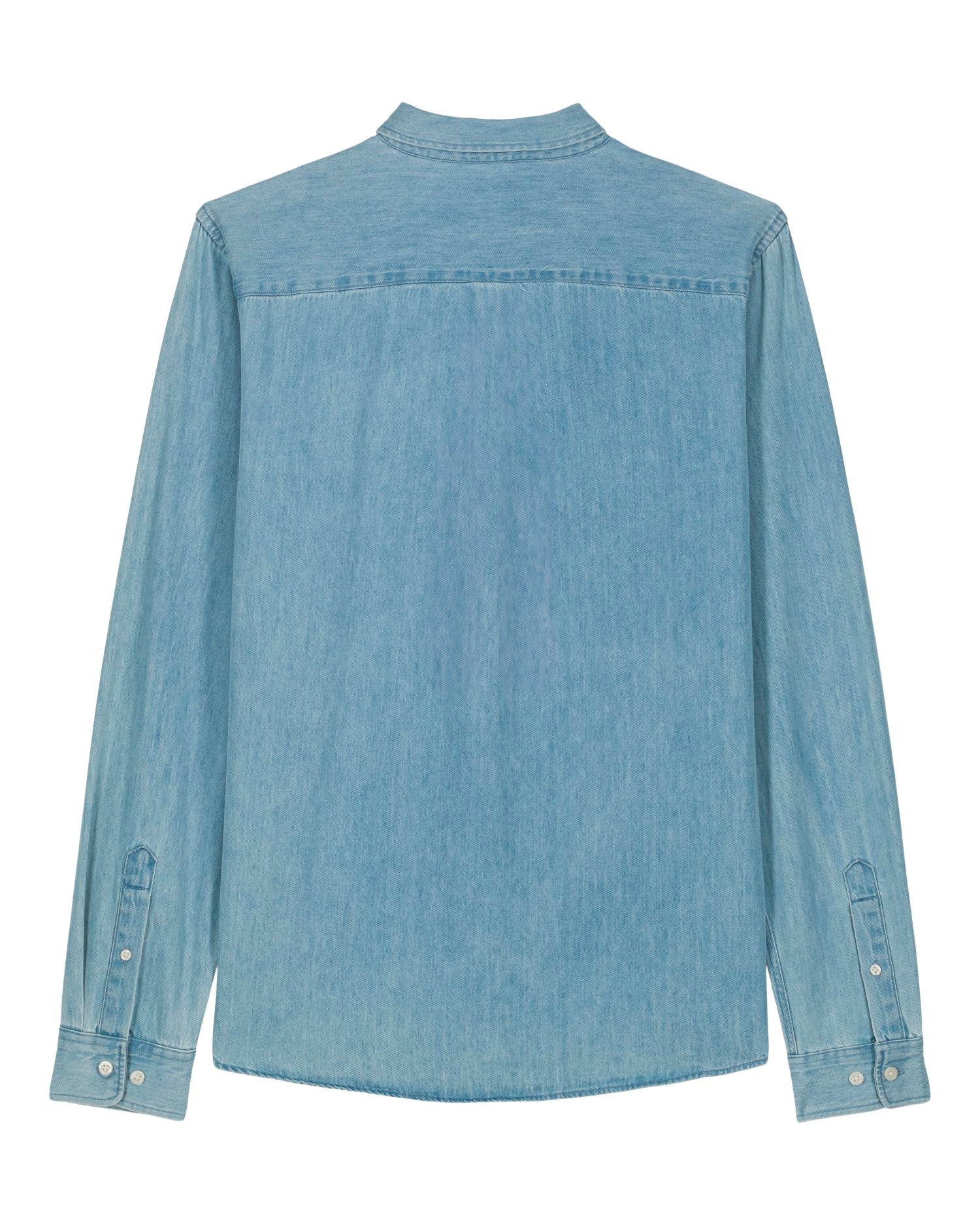 Stanley Denim Shirt - Light Wash - Rückseite 