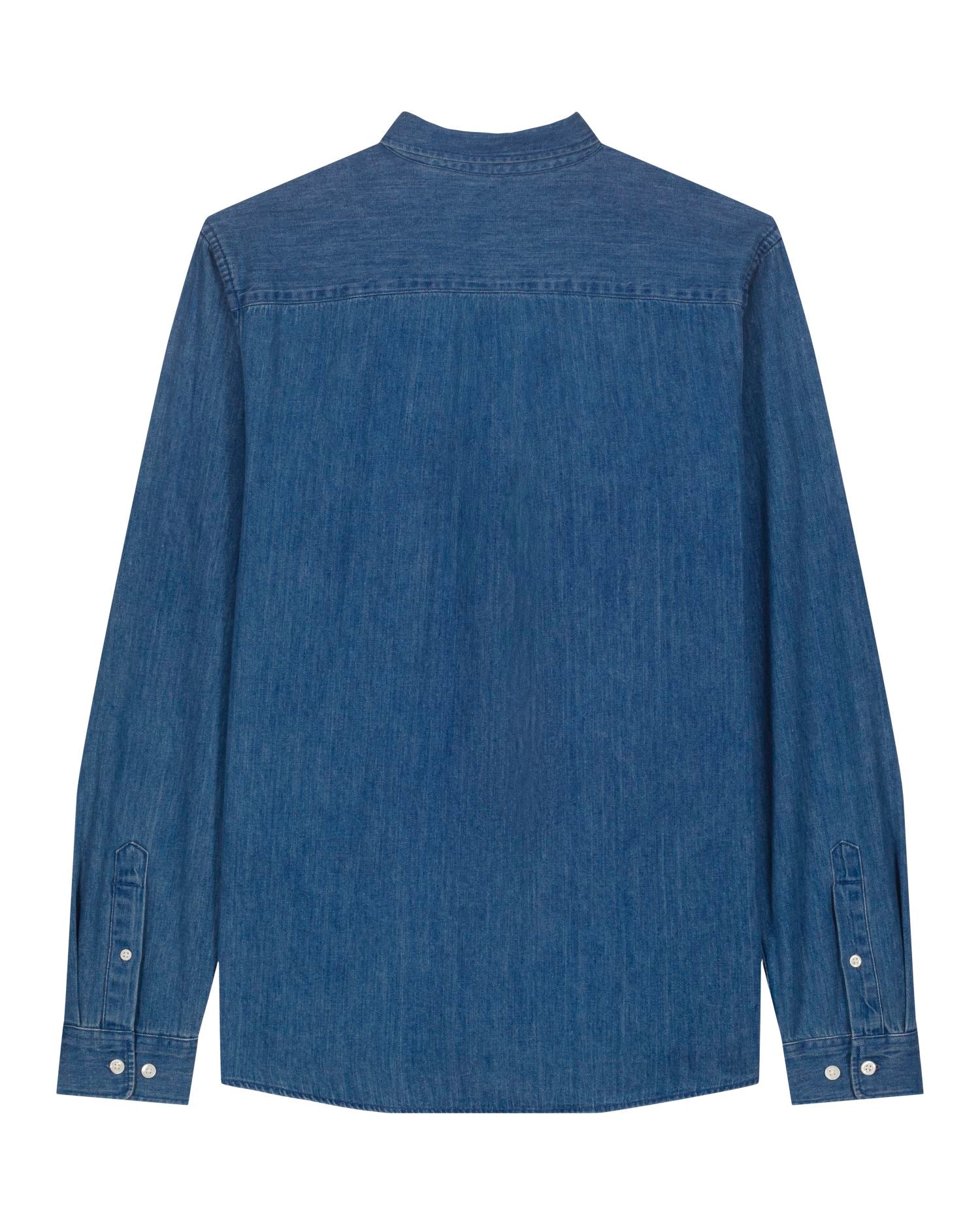 Stanley Denim Shirt - Mid Wash - Rückseite 