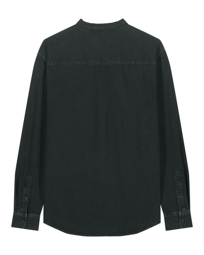 Worker Shirt - G. Dyed Black Rock - Rückseite 