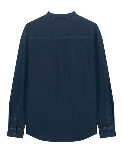 Worker Shirt - G.Dyed Navy - Rückseite 