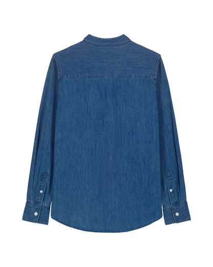 Stella Denim Shirt - Mid Wash - Rückseite 
