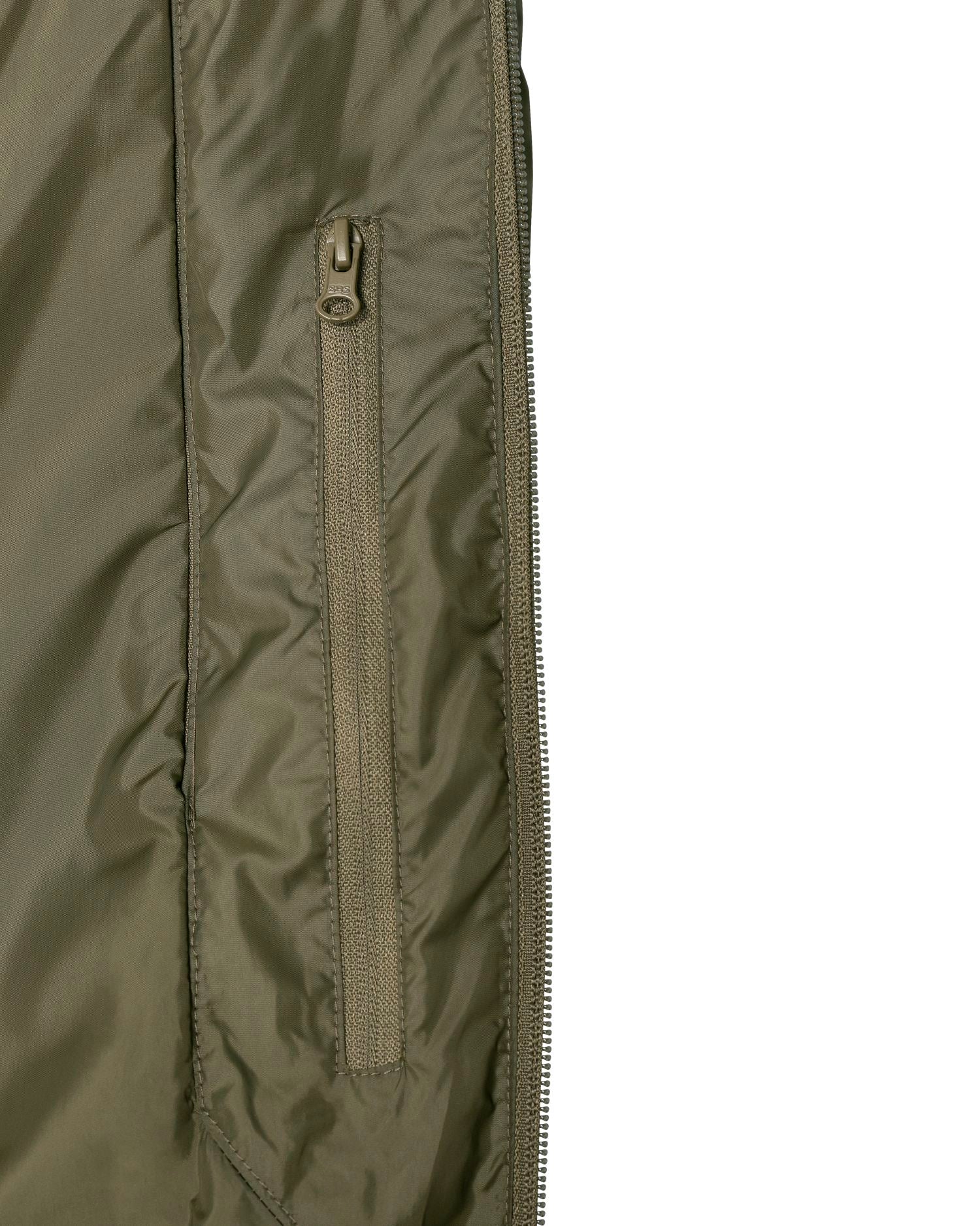 Puffer - British Khaki - Vorderseite Detail