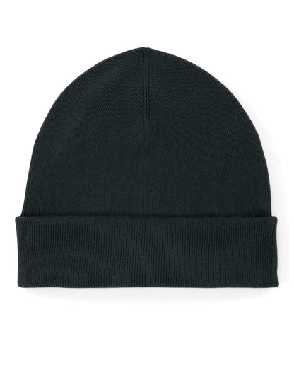 Rib Beanie 2.0 - Black - Vorderseite 