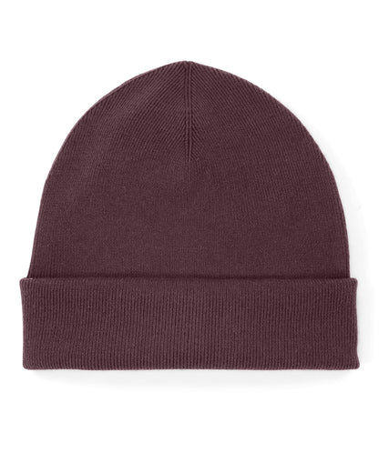 Rib Beanie 2.0 - Red Brown - Vorderseite 