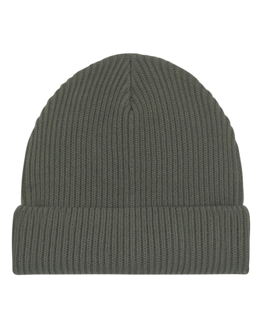 Fisherman Beanie - Khaki - Vorderseite 