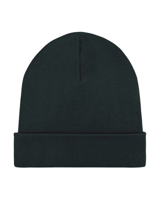Rib Beanie - Black - Vorderseite 