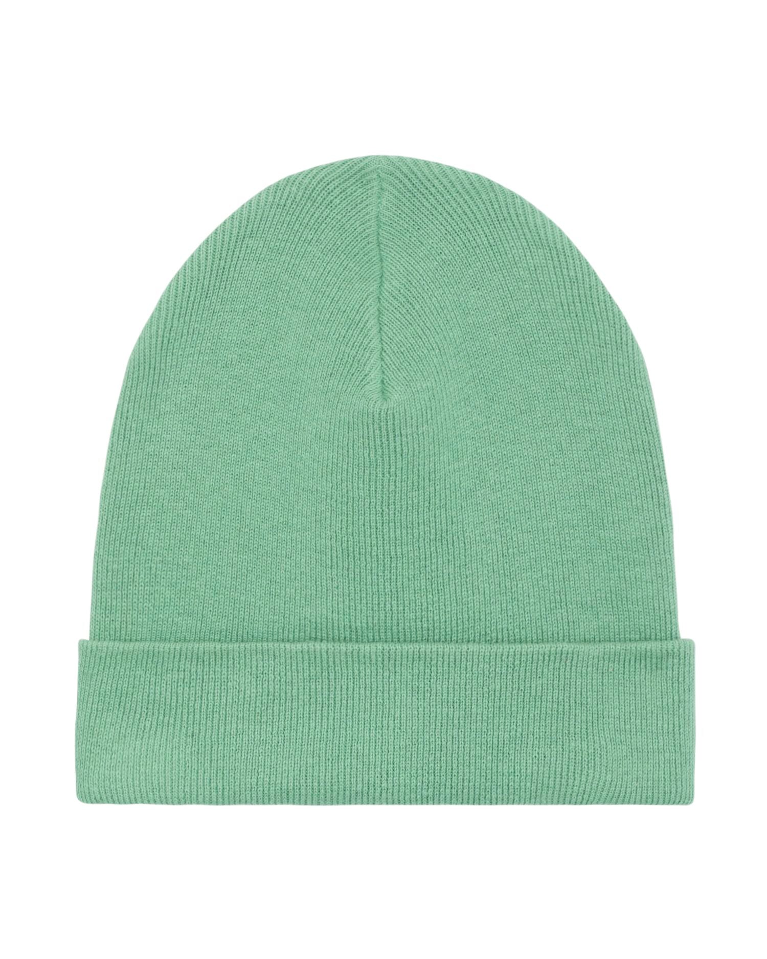 Rib Beanie - Dusty Mint - Vorderseite 