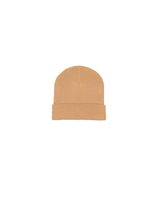 Rib Beanie - Latte - Vorderseite 