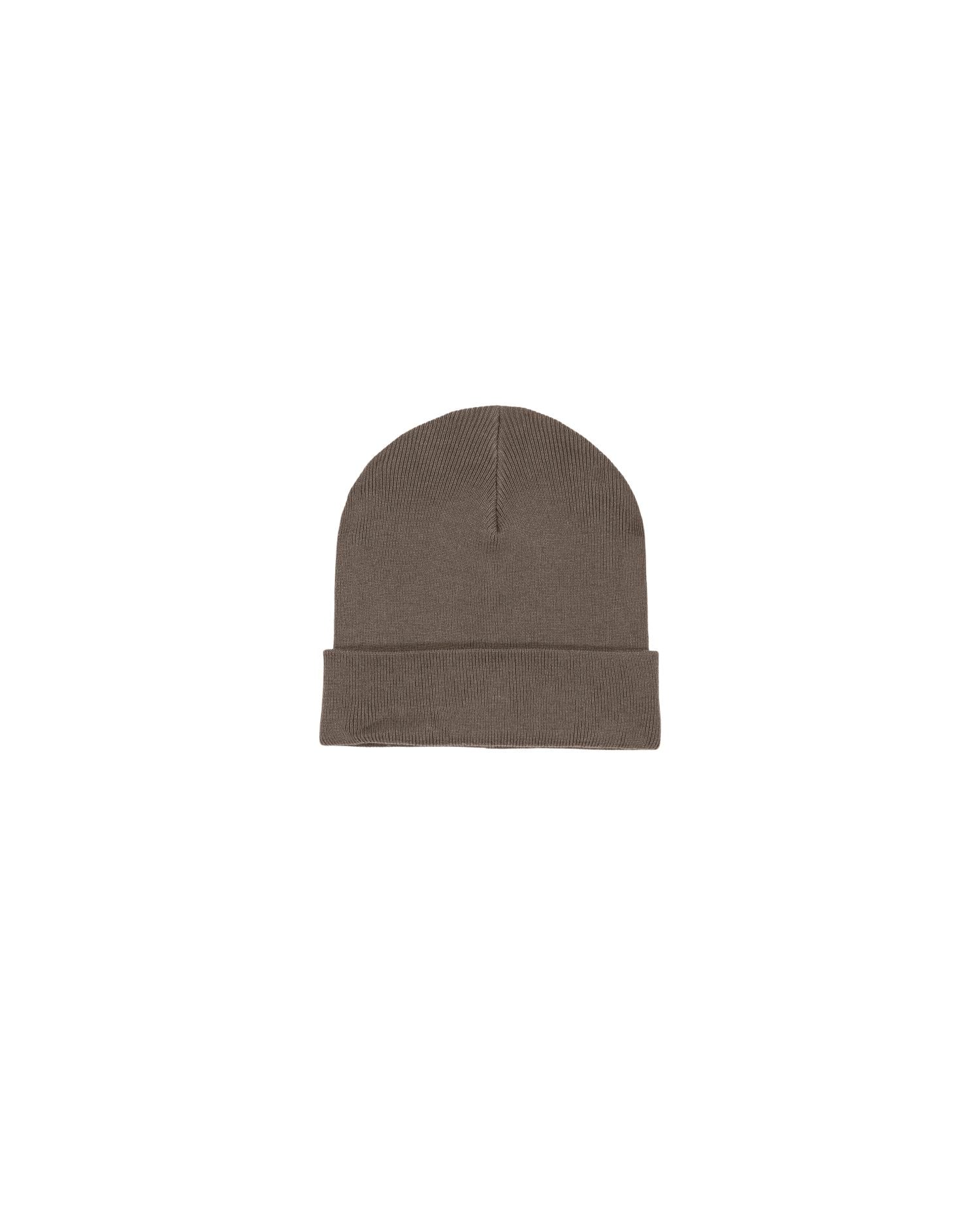 Rib Beanie - Mocha - Vorderseite 