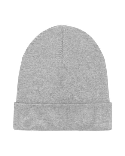 Rib Beanie - Heather Grey - Vorderseite 
