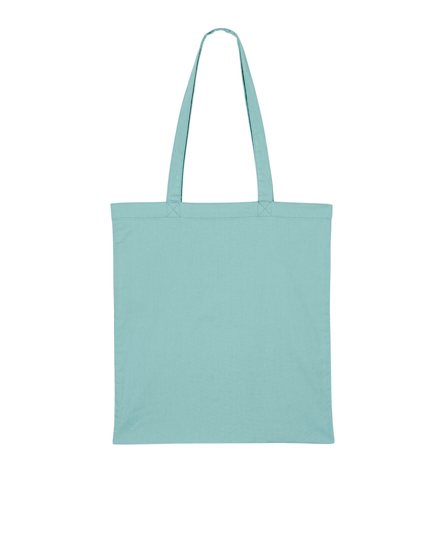 Light Tote Bag - Teal Monstera - Vorderseite 