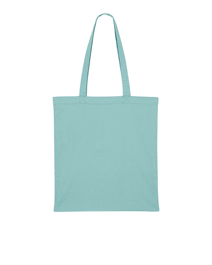 Light Tote Bag - Teal Monstera - Vorderseite 