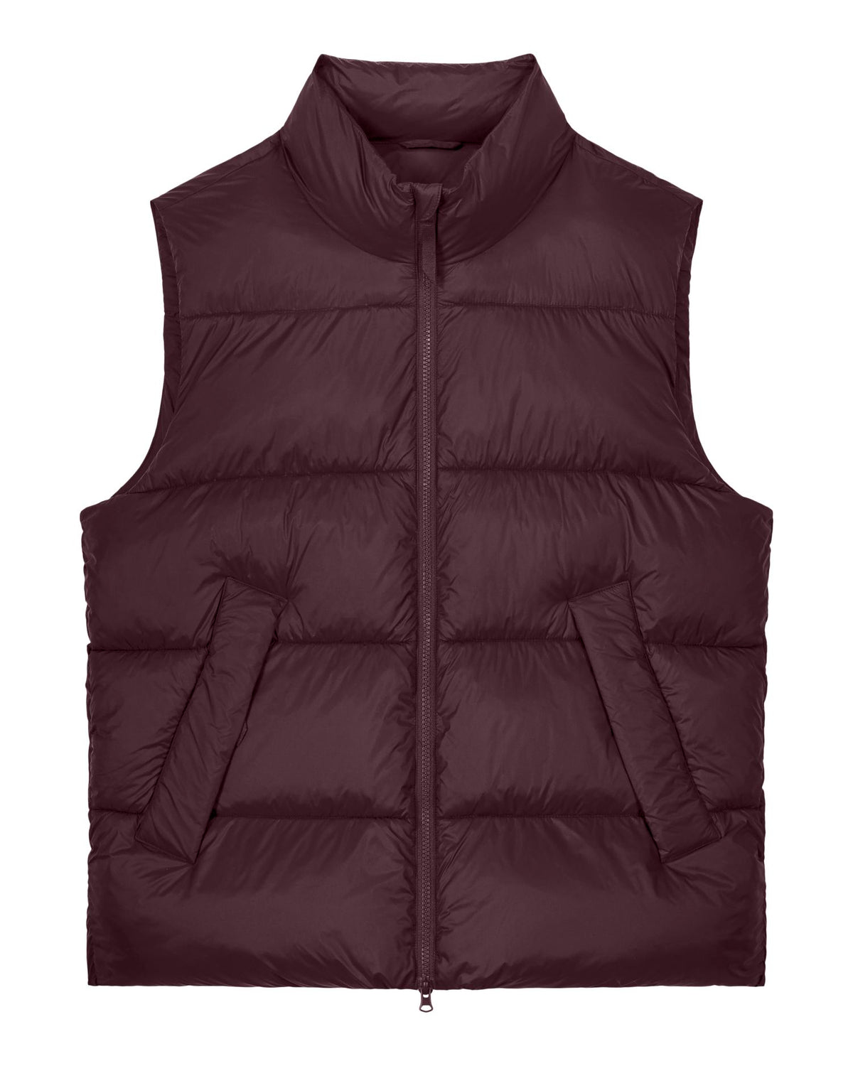 Puffer Gilet 2.0 - Red Brown - Vorderseite 