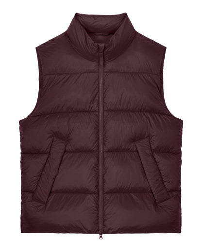 Puffer Gilet 2.0 - Red Brown - Vorderseite 