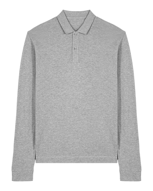 Prepster 2.0 Long Sleeve - Heather Grey - Vorderseite 