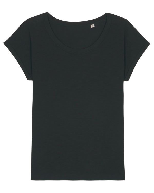 Stella Rounder Slub - Black - Vorderseite 