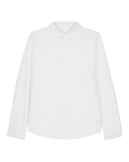 Stanley Oxford Shirt - White - Vorderseite 